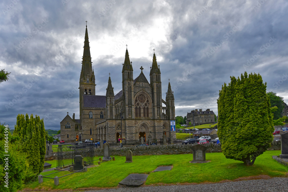 Exterior of St Eunan's Cathedral in Letterkenny